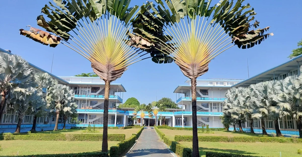 Yangon Technological University campus and facilities