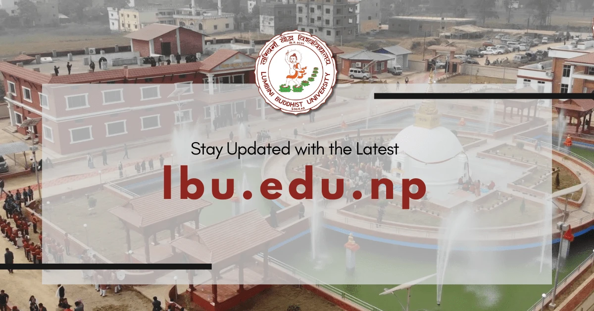 Lumbini Buddhist University campus building