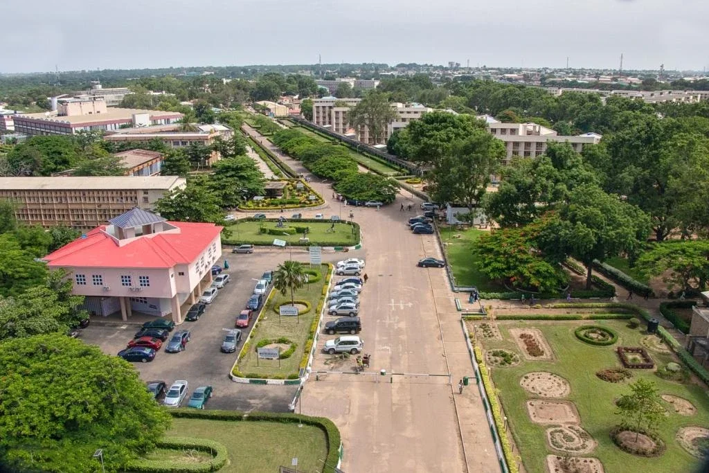 Front view of Ahmadu Bello University