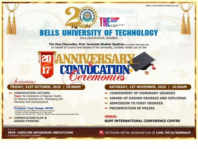 Bells University of Technology institutional setting