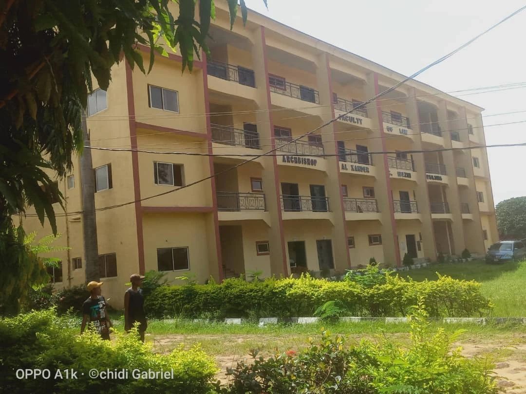Students at Paul University Awka