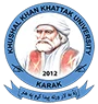 Khushal Khan Khattak University, Karak Logo