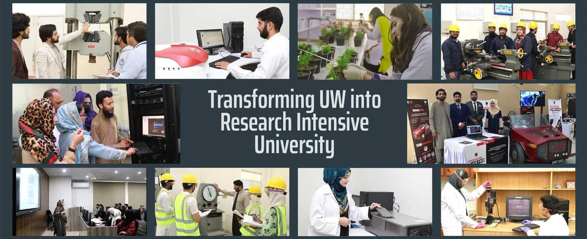 University of Wah academic and student spaces