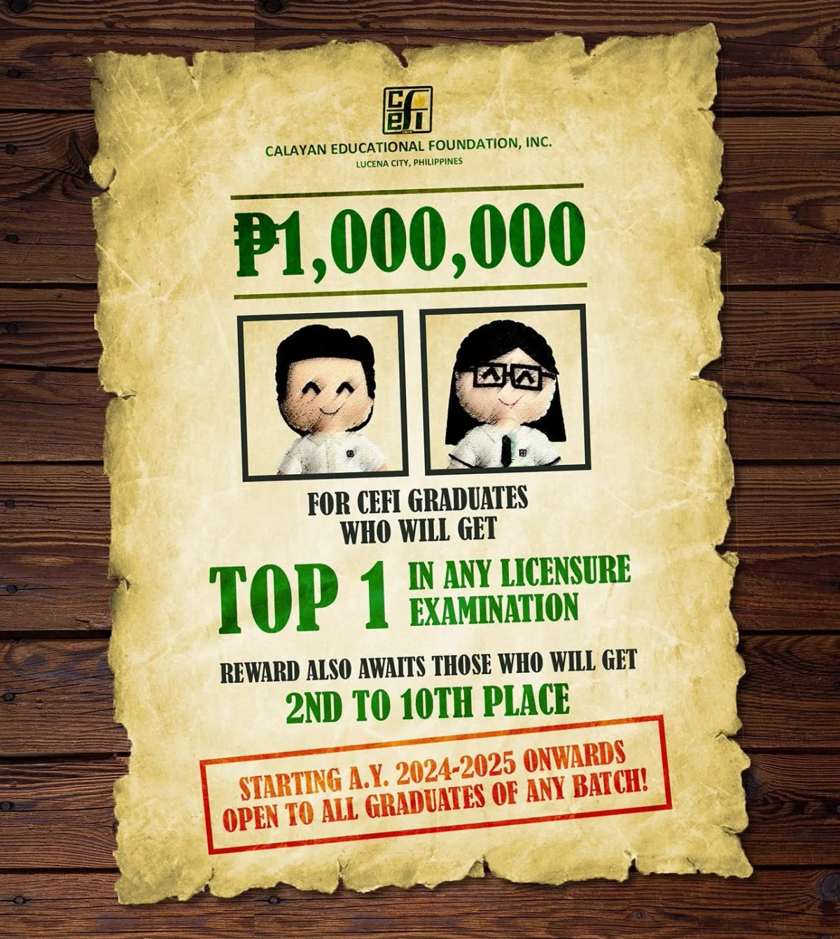 Calayan Educational Foundation campus and facilities