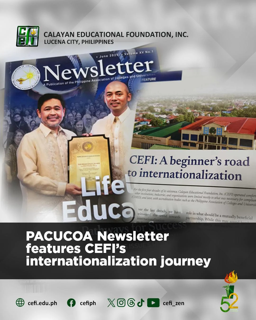 Calayan Educational Foundation institutional facilities