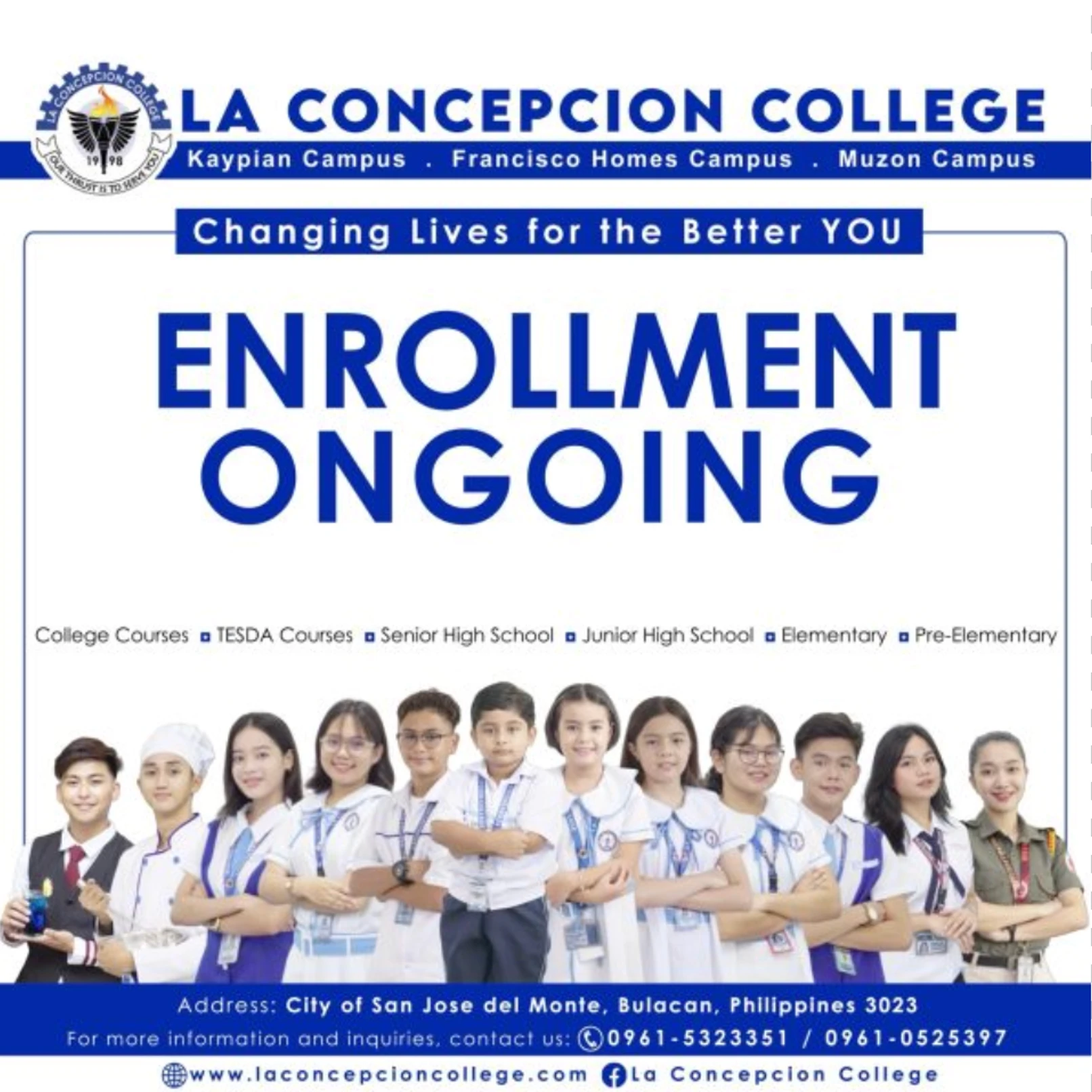 Approach to La Concepcion College campus