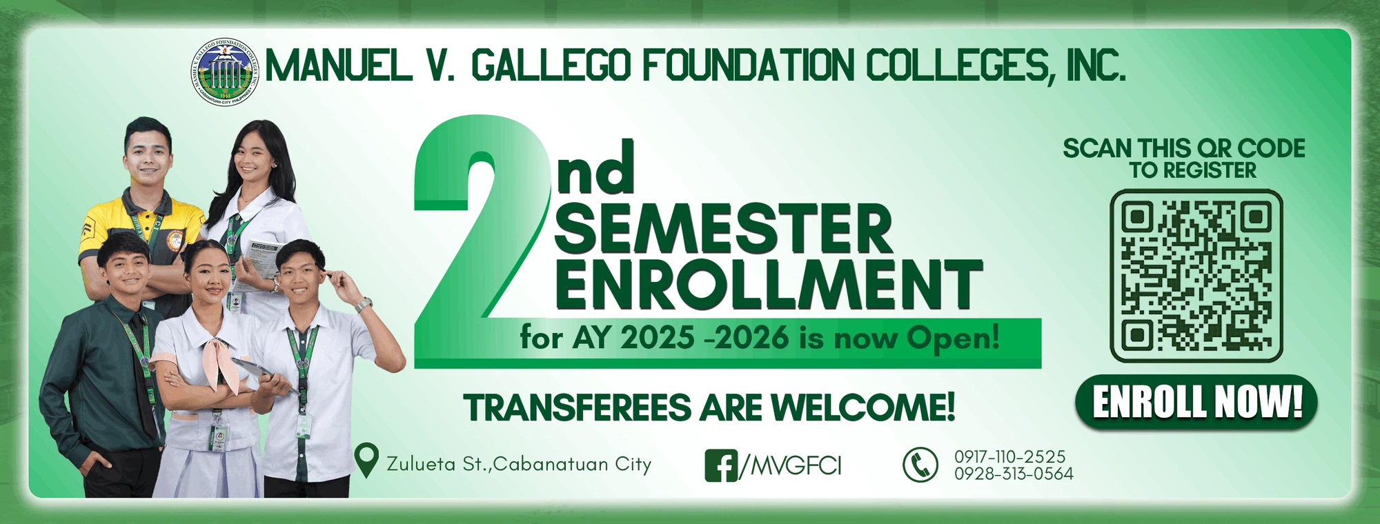 Manuel V. Gallego Foundation Colleges institutional grounds