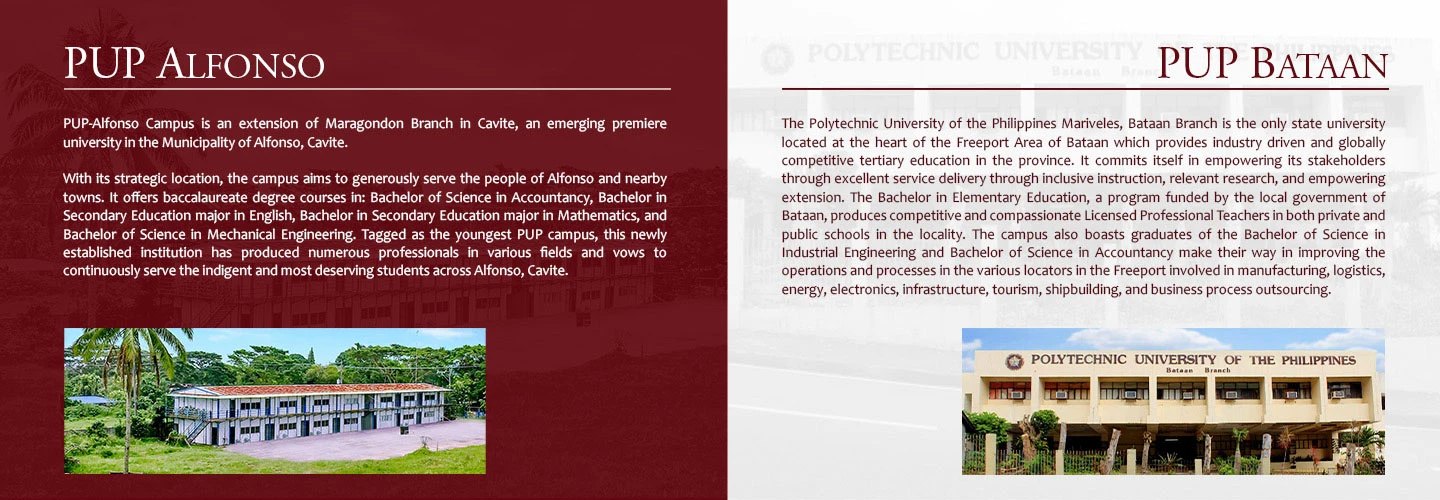 Polytechnic University of the Philippines academic and student spaces