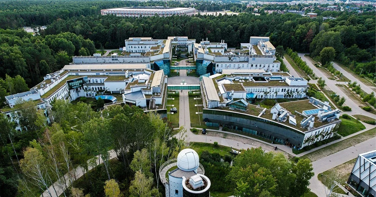 Approach to University of Białystok campus