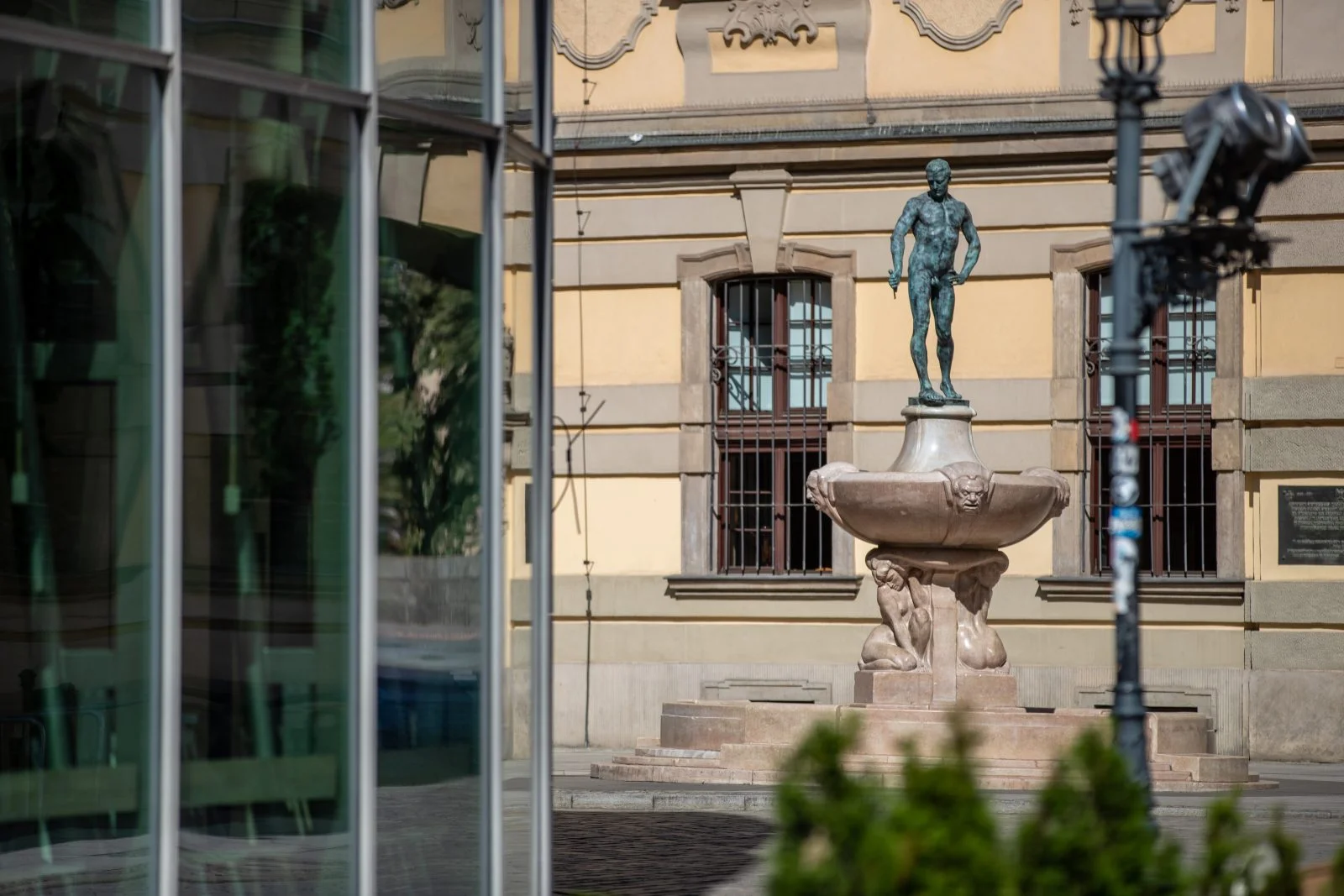 University of Wrocław campus from the outside