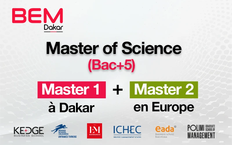 BEM Dakar Management School campus and surroundings