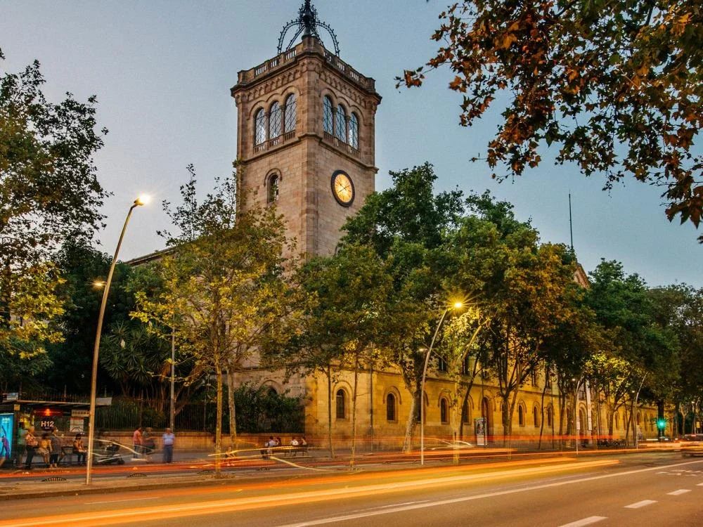 University of Barcelona campus from the outside