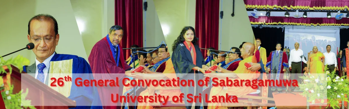 Sabaragamuwa University of Sri Lanka institutional setting