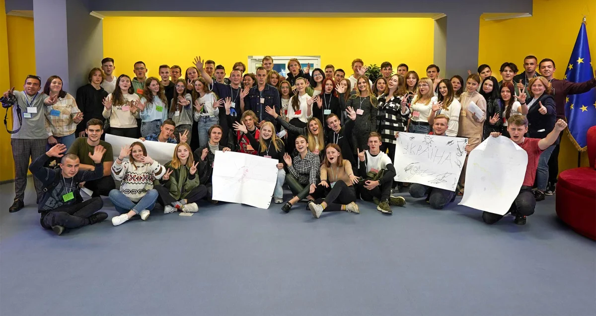 Zhytomyr Polytechnic State University community on campus
