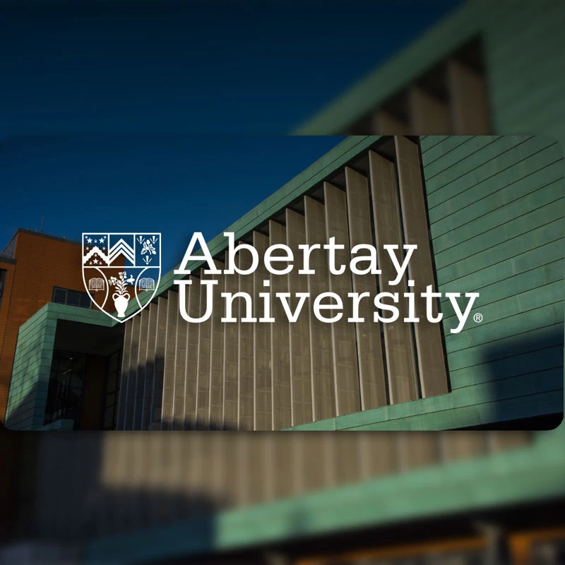 Abertay University campus from the outside