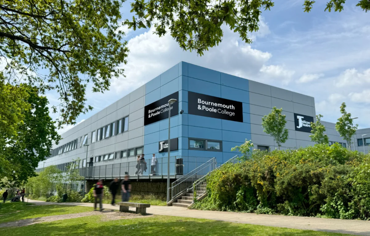 Bournemouth and Poole College community on campus