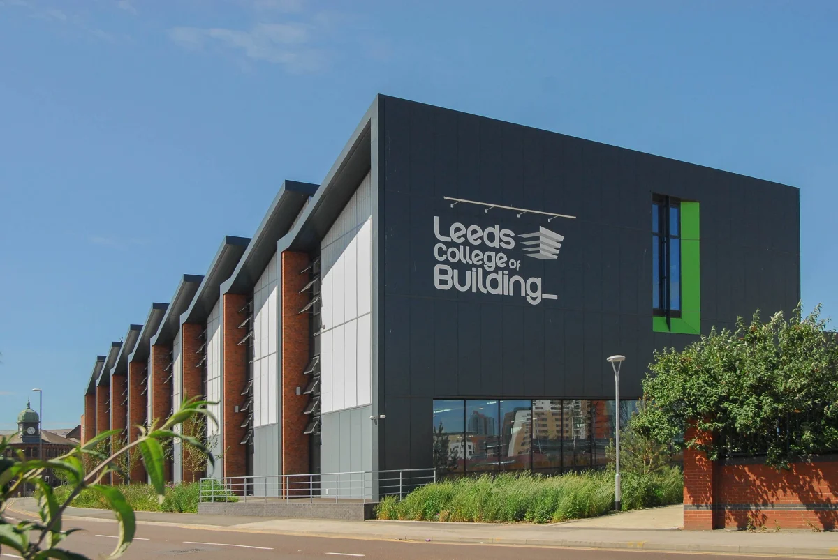 Approach to Leeds College of Building campus