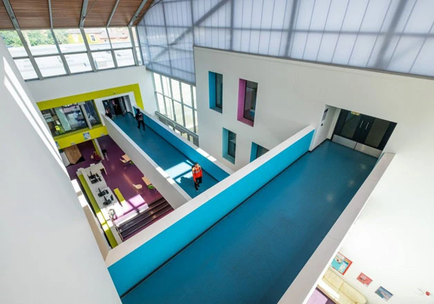 North Hertfordshire College main campus view