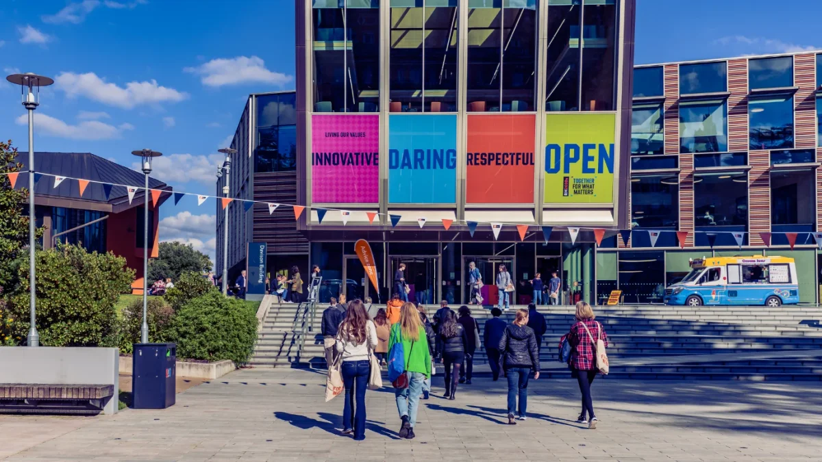 Royal Holloway, University of London academic and student spaces