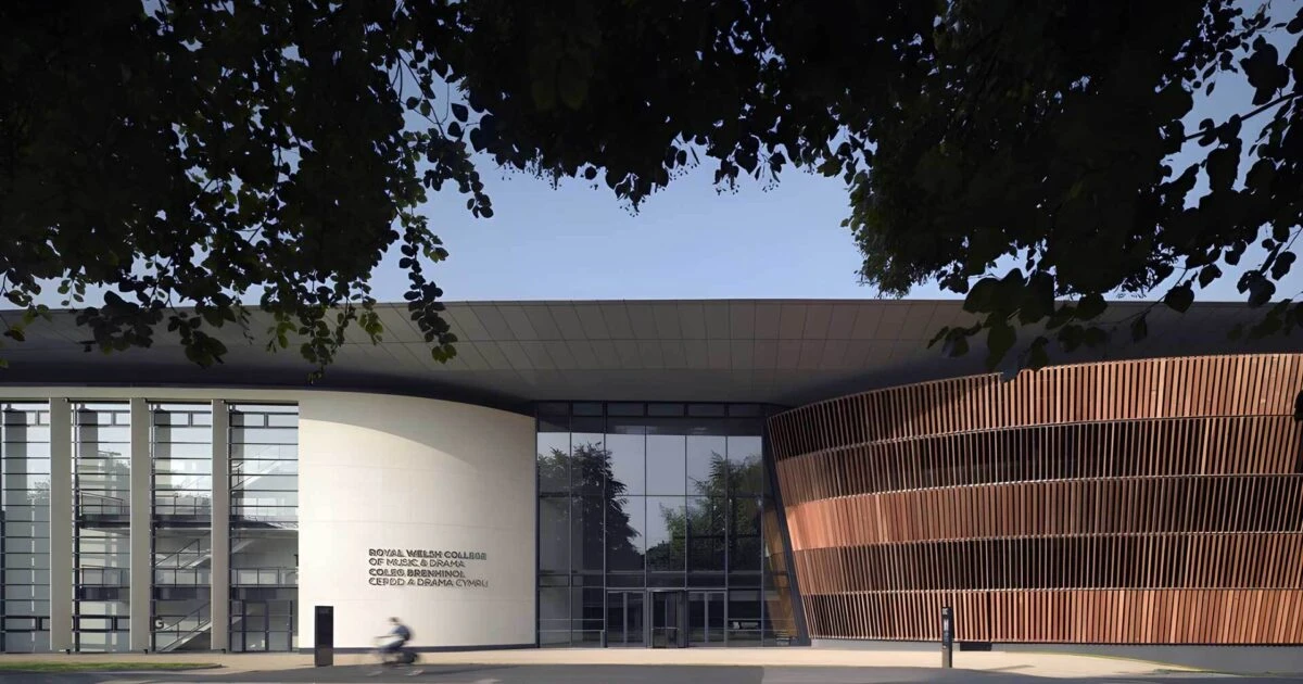 Royal Welsh College of Music and Drama main campus view