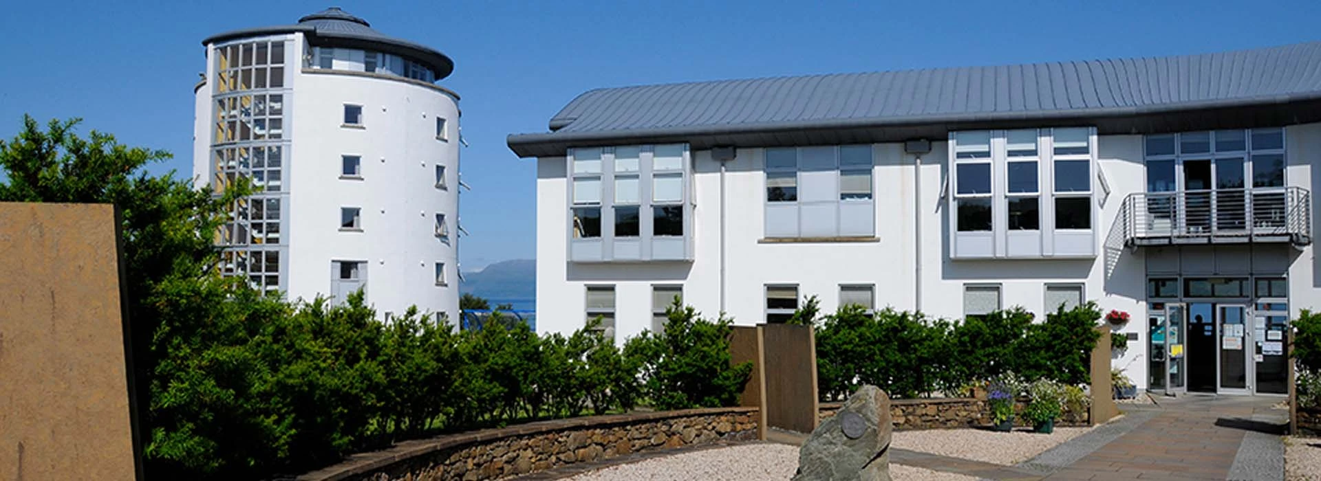 View of the Sabhal Mòr Ostaig campus