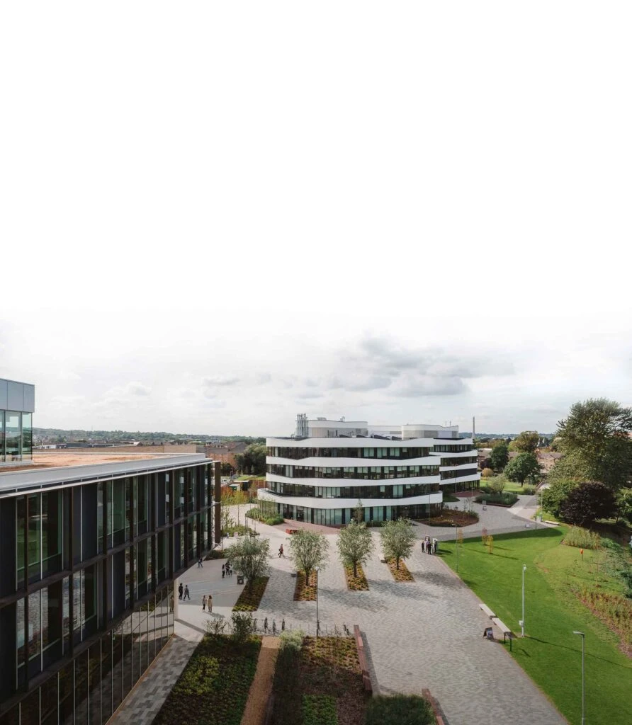 Approach to The University of Northampton campus