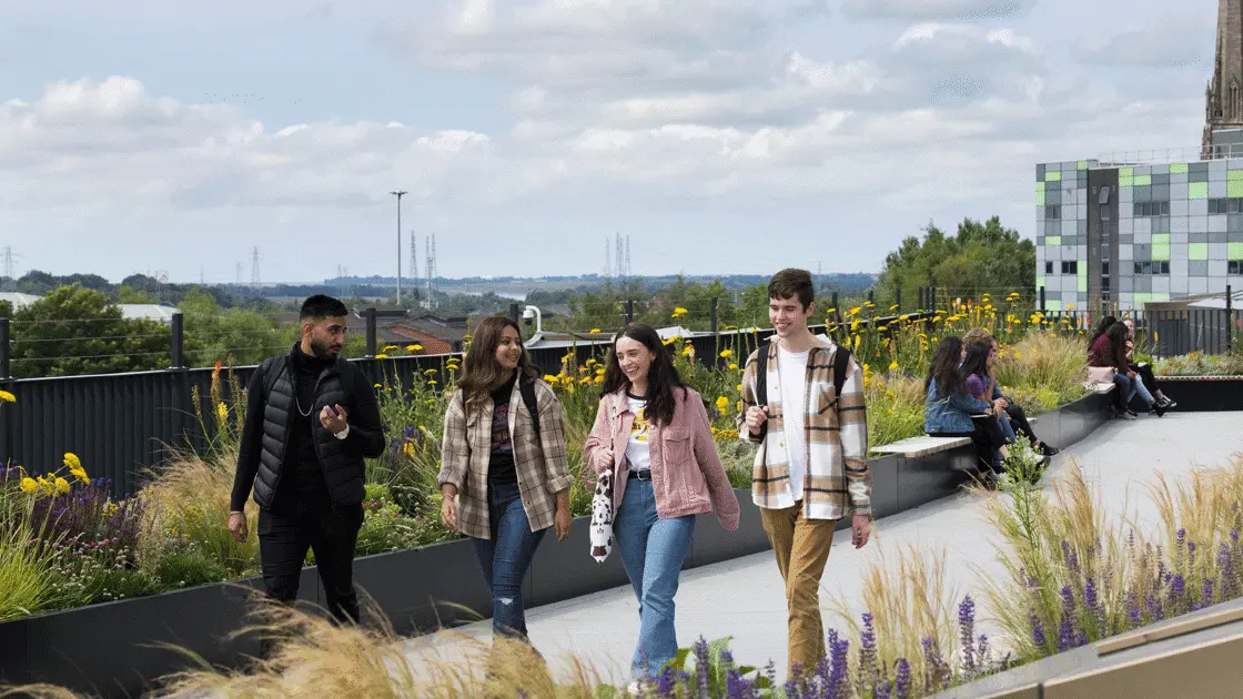 View of the University of Central Lancashire campus