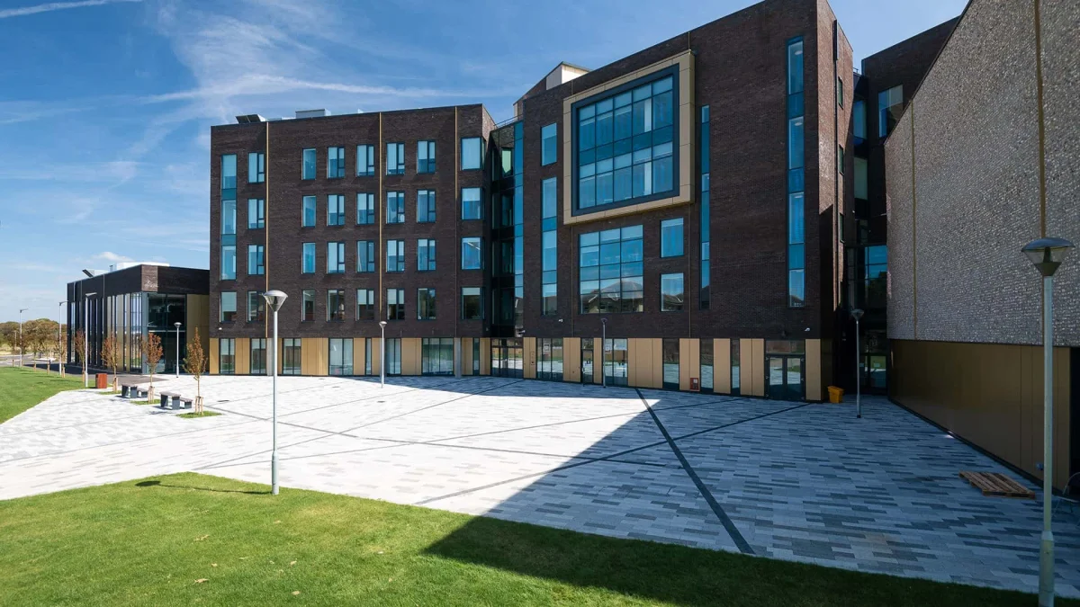 The University of Chichester campus grounds