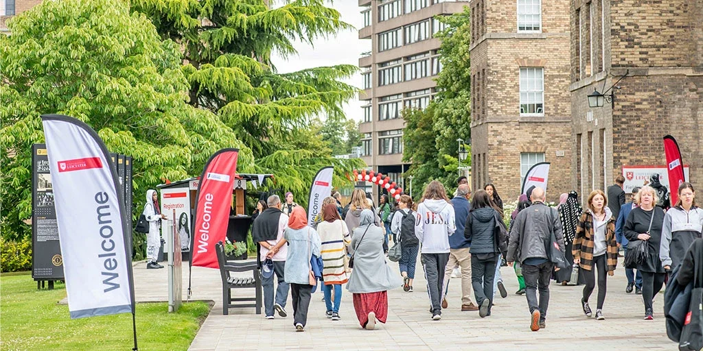 View of the University of Leicester campus