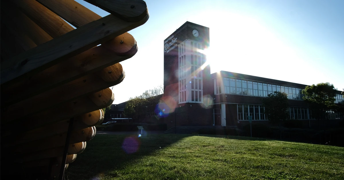 Wrexham University campus building