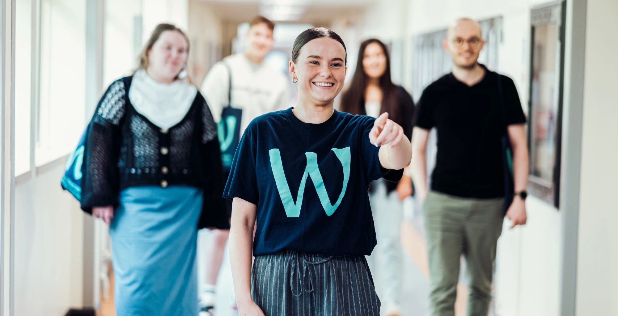 Wrexham University academic and student spaces