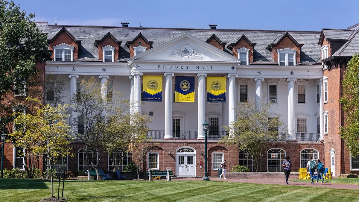The Allegheny College campus grounds
