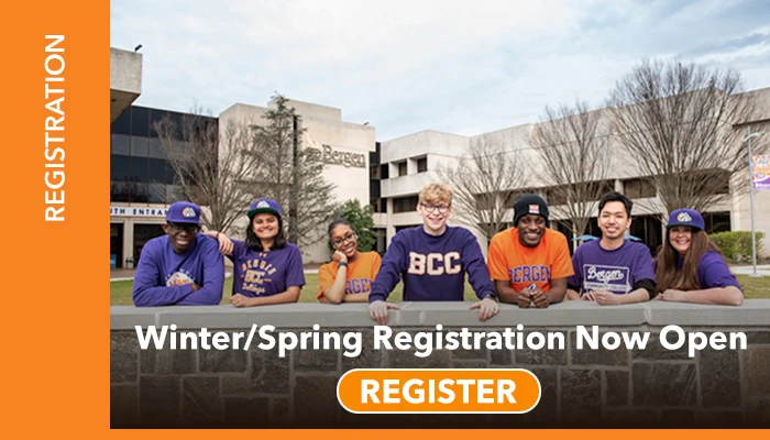 Bergen Community College campus and surroundings