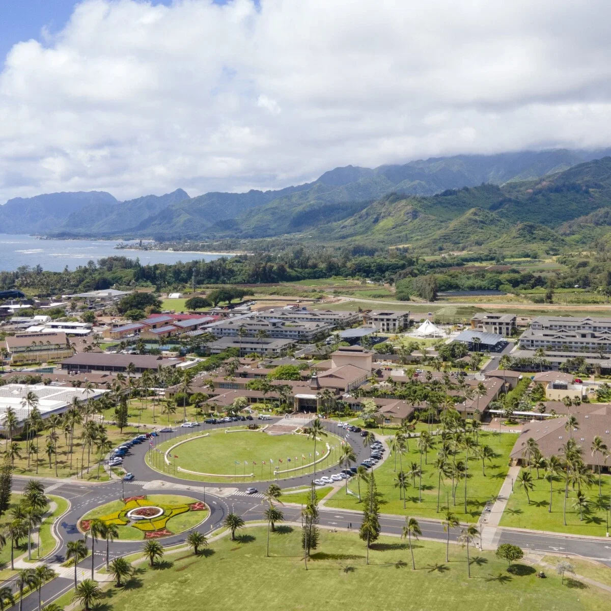 Brigham Young University–Hawaii campus from the outside