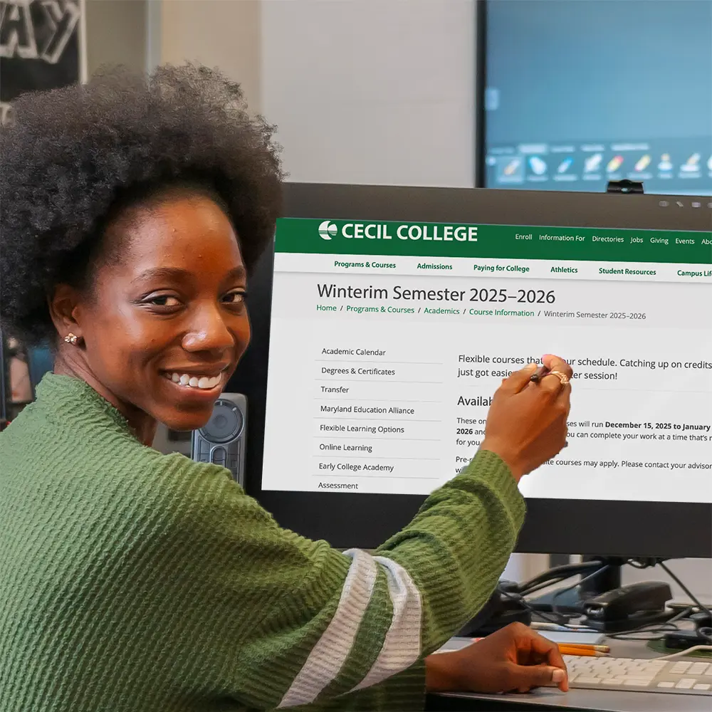 Cecil College learning environment