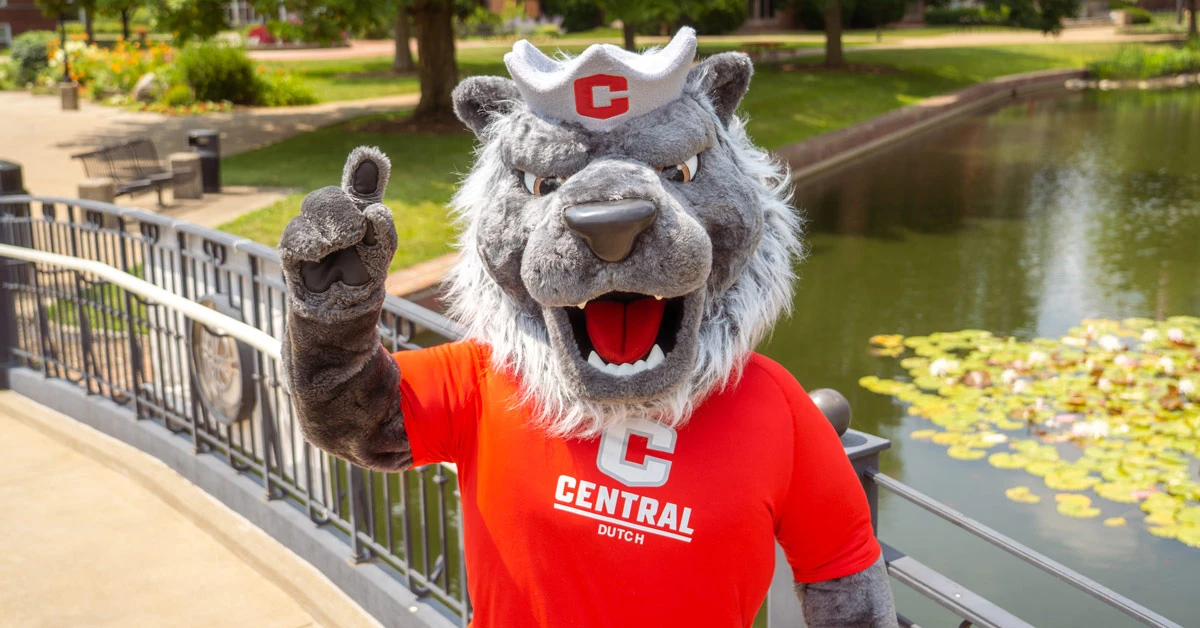 The Central College campus grounds