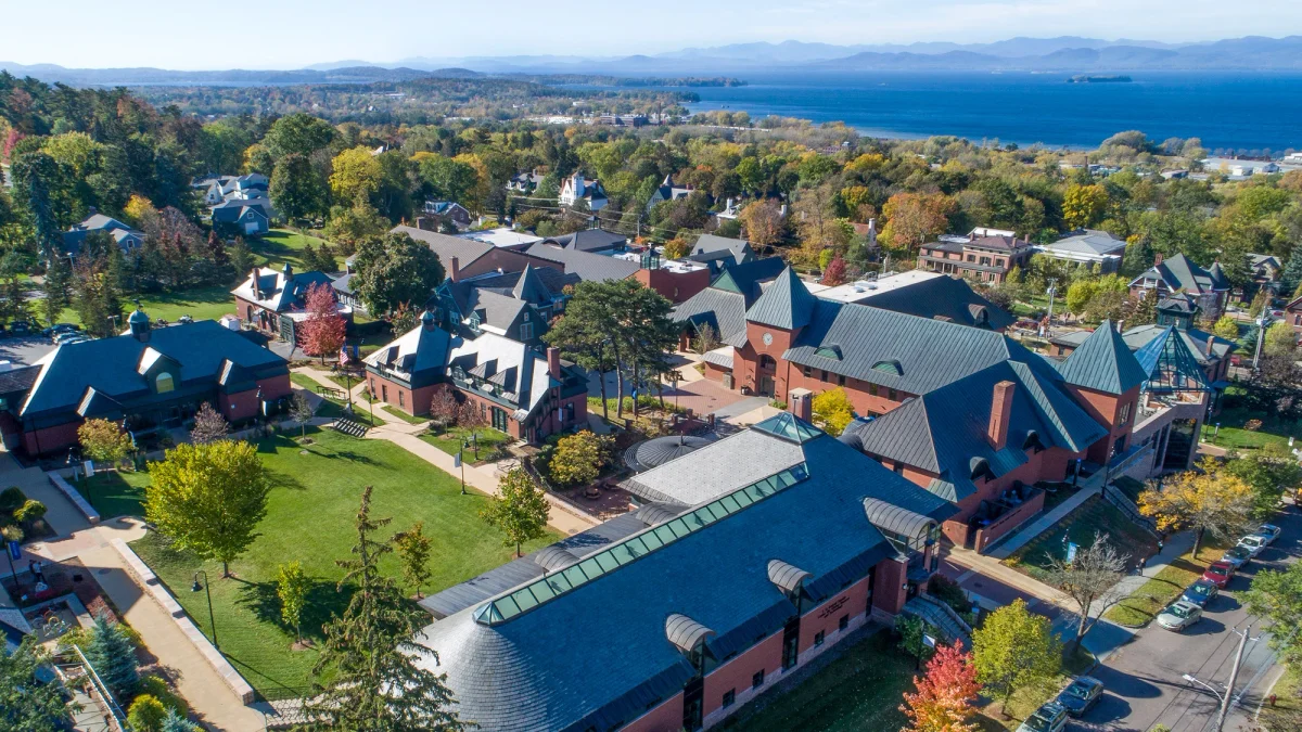 View of the Champlain College campus