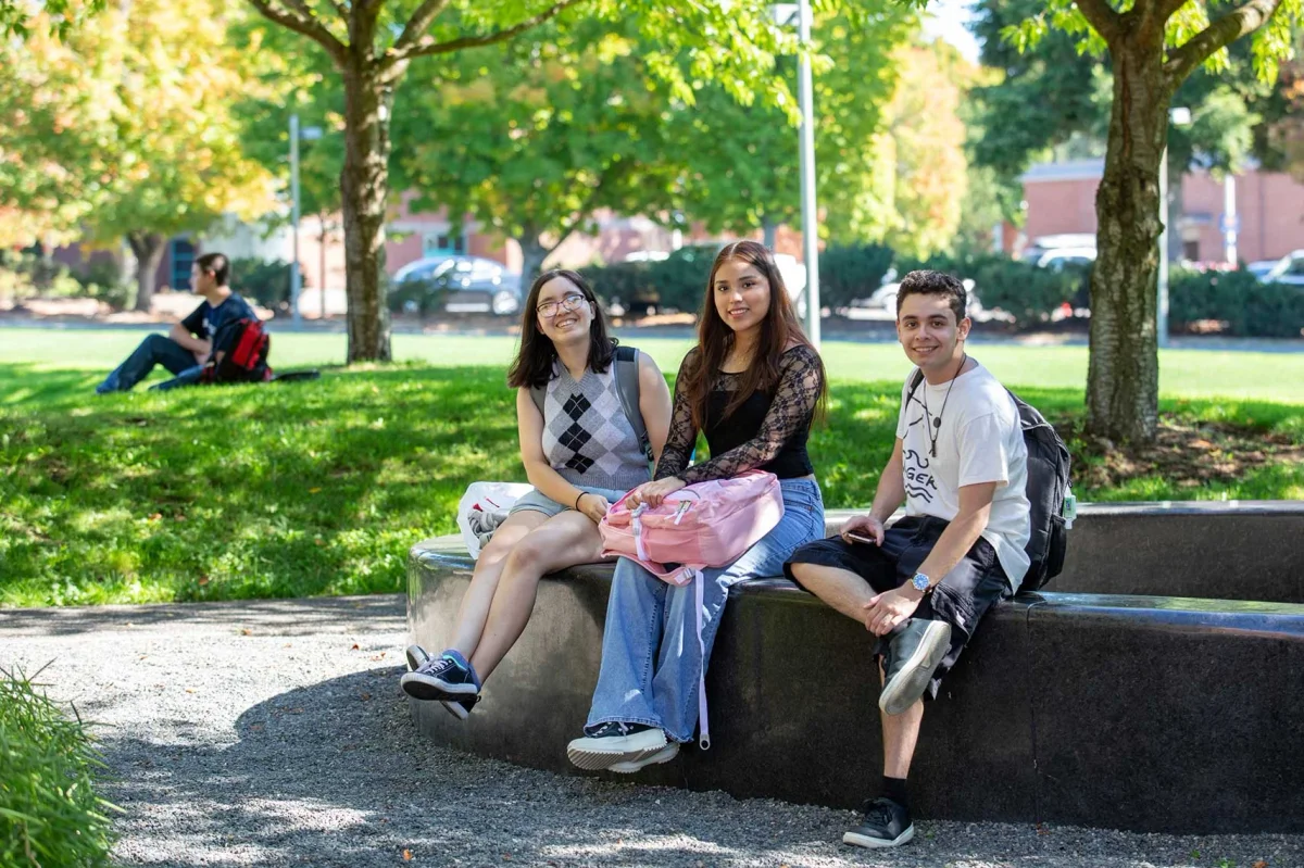 Clark College community on campus