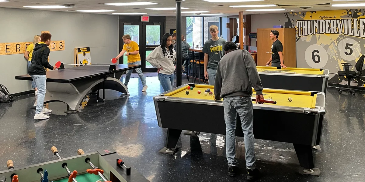 Students at Cloud County Community College