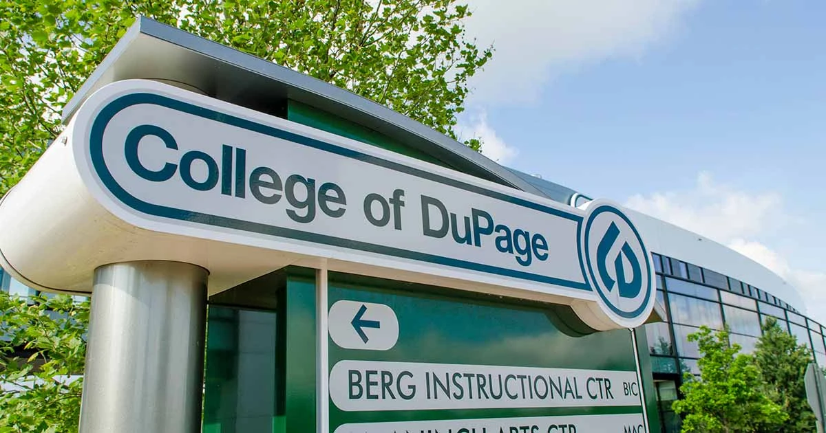 The College of DuPage campus grounds
