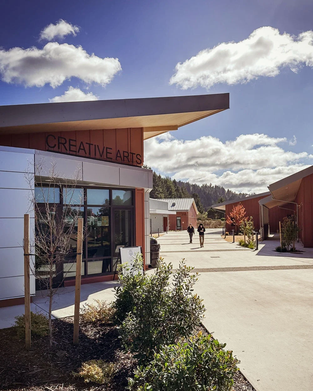College of the Redwoods community on campus