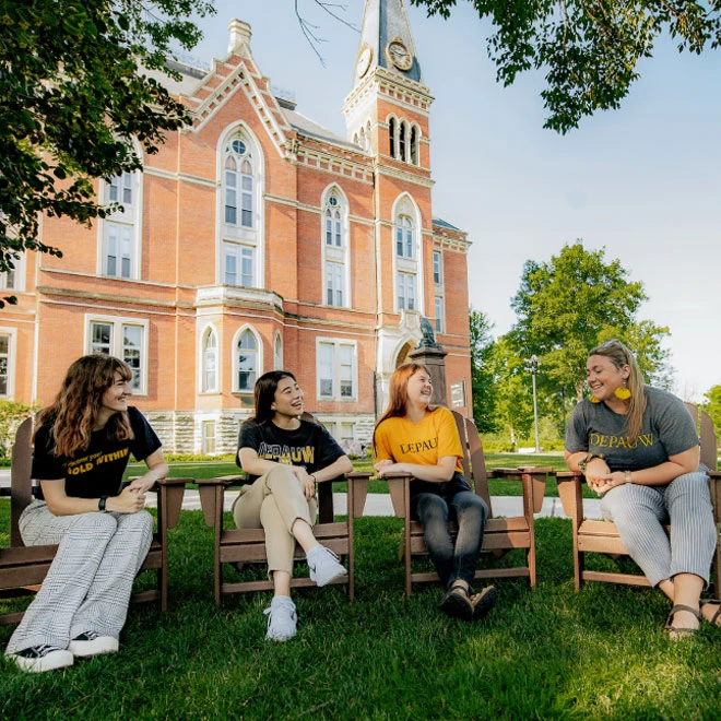 DePauw University campus and surroundings