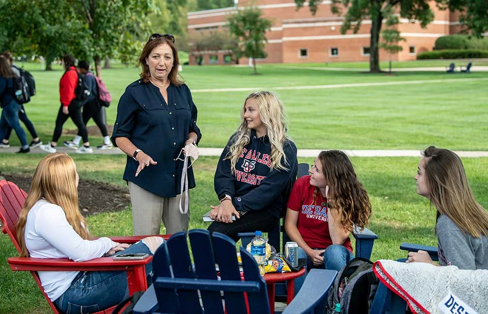 Students at DeSales University