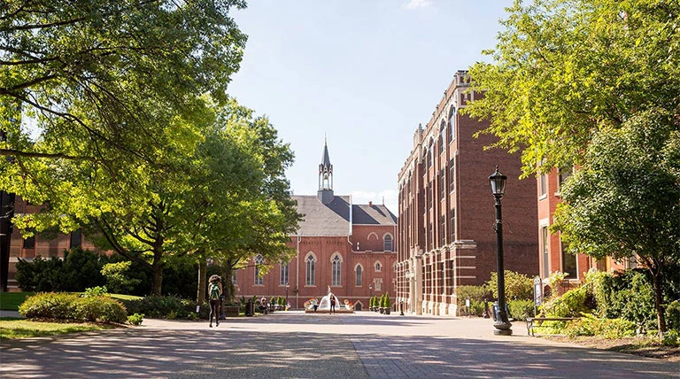 Students at Duquesne University