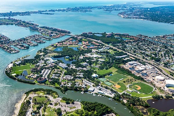 Eckerd College main campus view
