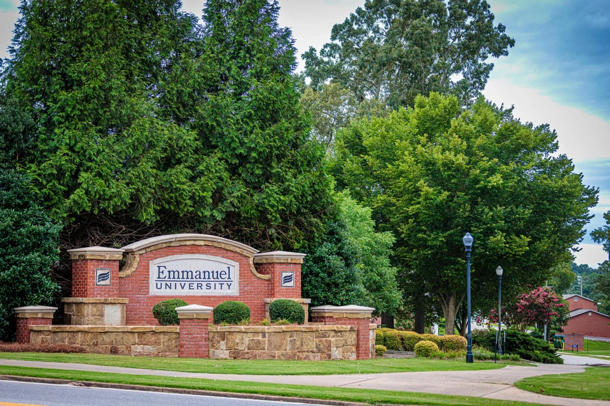 View of the Emmanuel University campus
