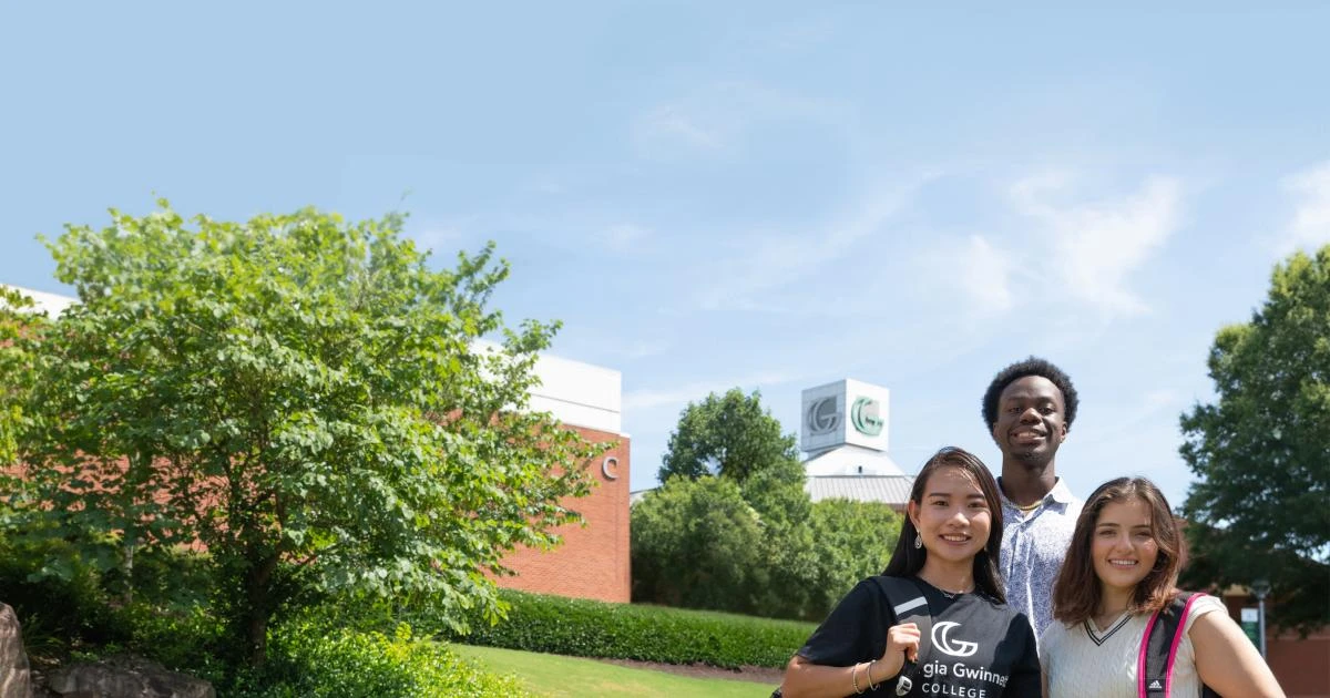 The Georgia Gwinnett College campus grounds