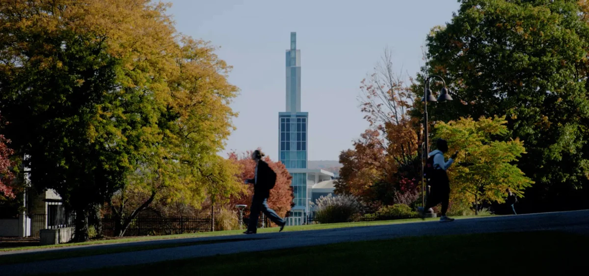 Front view of Ithaca College
