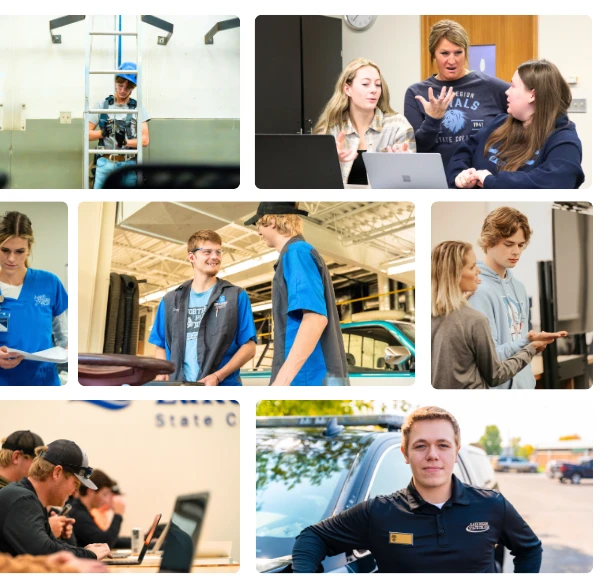 Lake Region State College campus and surroundings