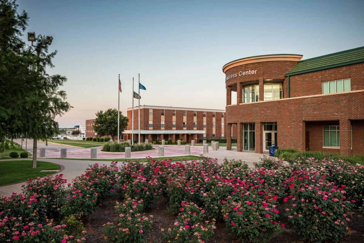 Front view of Langston University